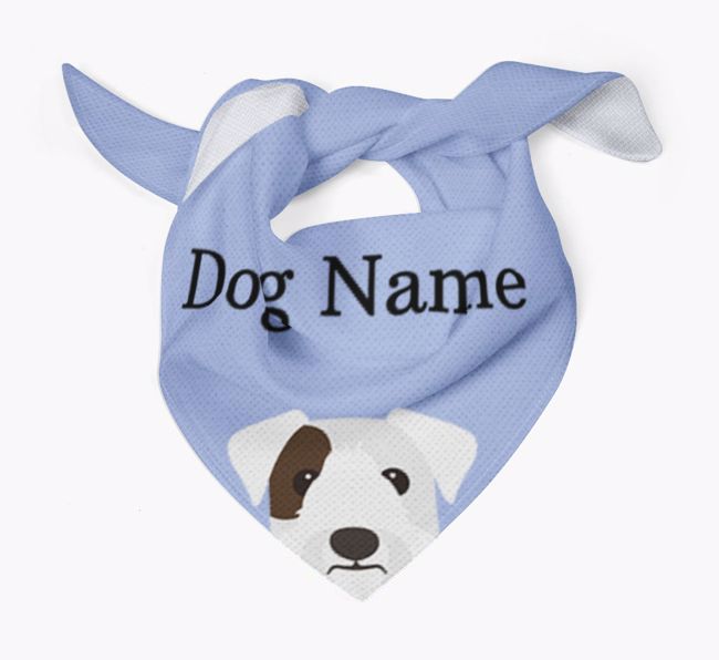 Personalised Dog Bandana with Peeking Yappicons for {dogsName}